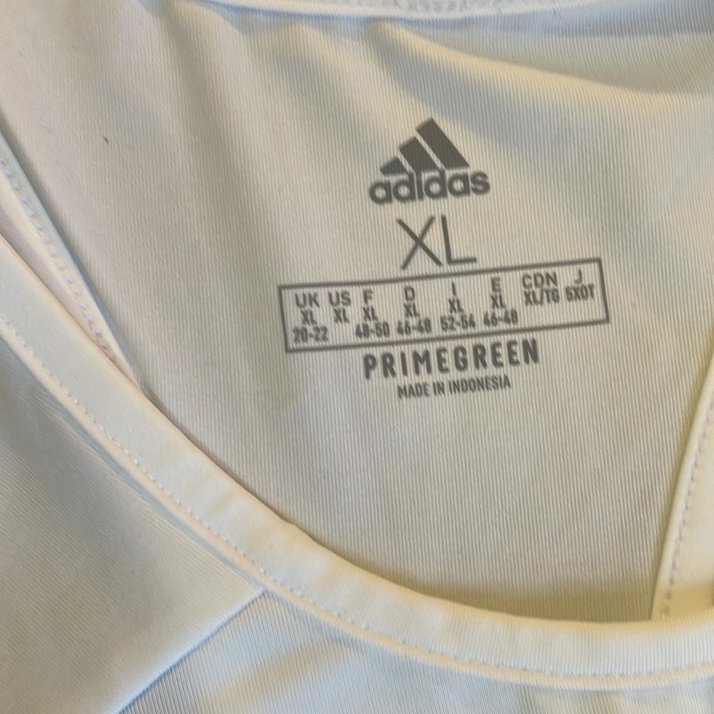 Adidas Original Lose logo White and Black Racerback tank tank, XL, Women’s, New - Picture 6 of 7